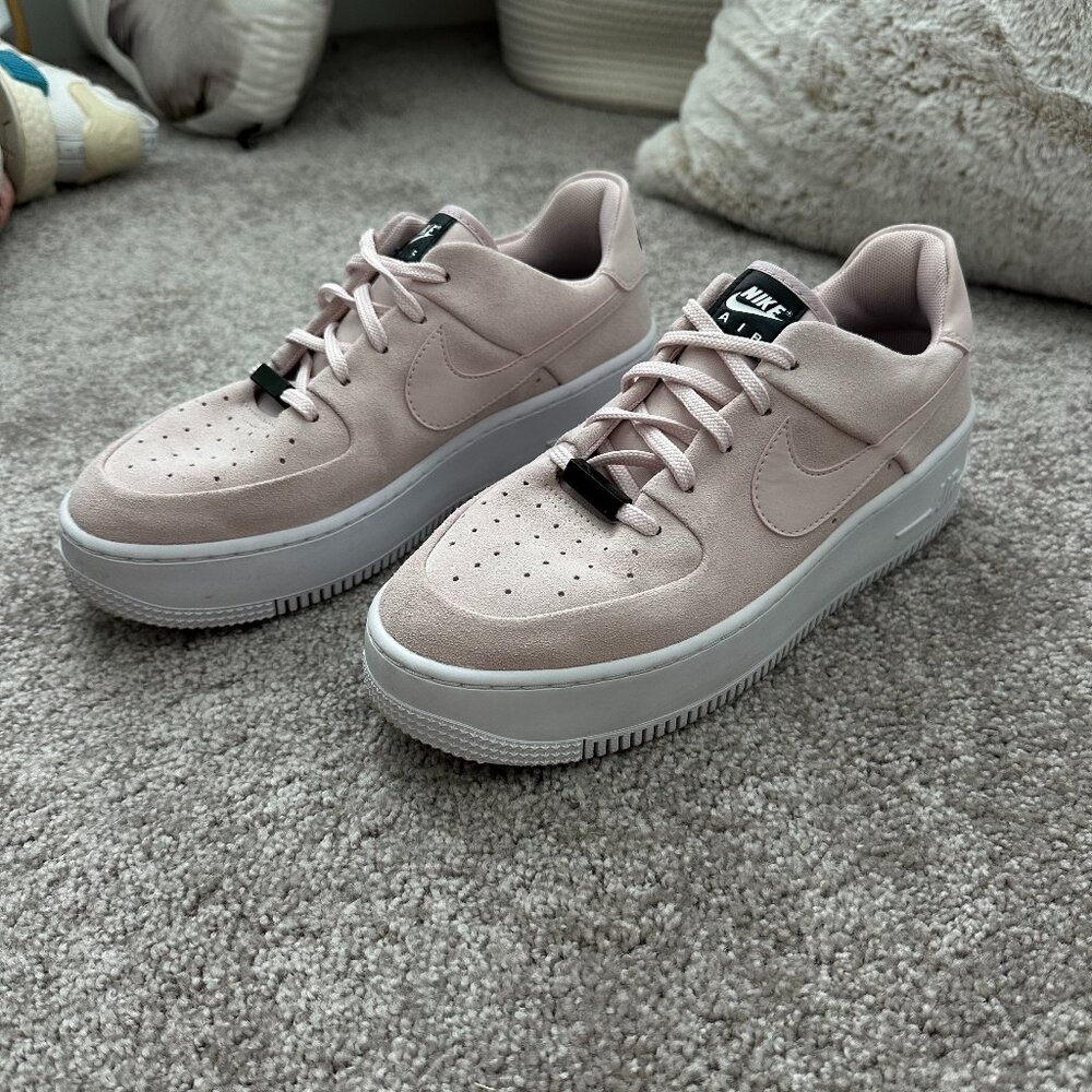 Nike-Womens Air Force 1 sage shoes